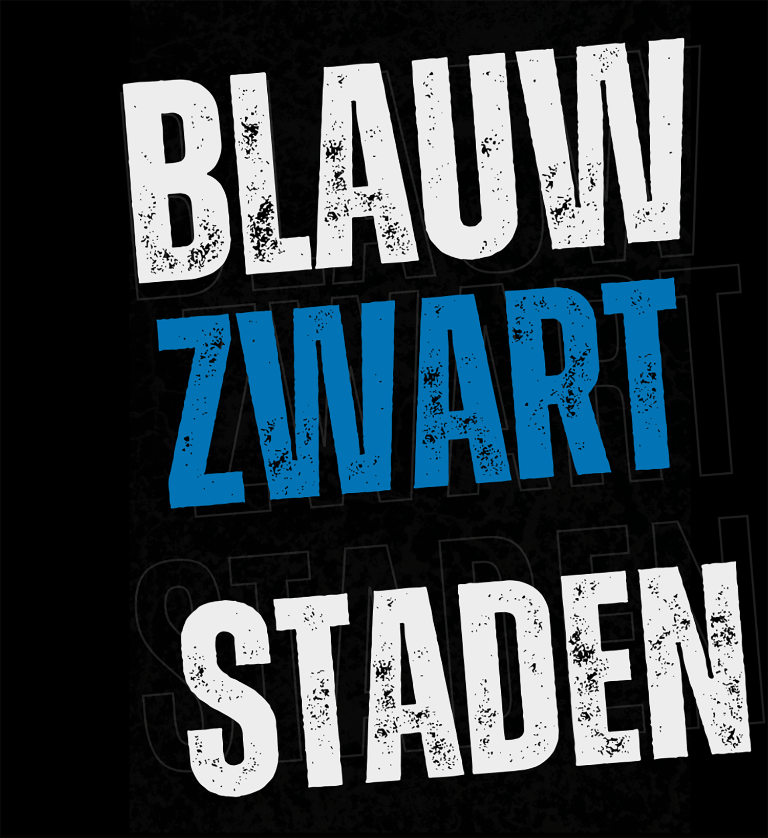 blauw zwart staden